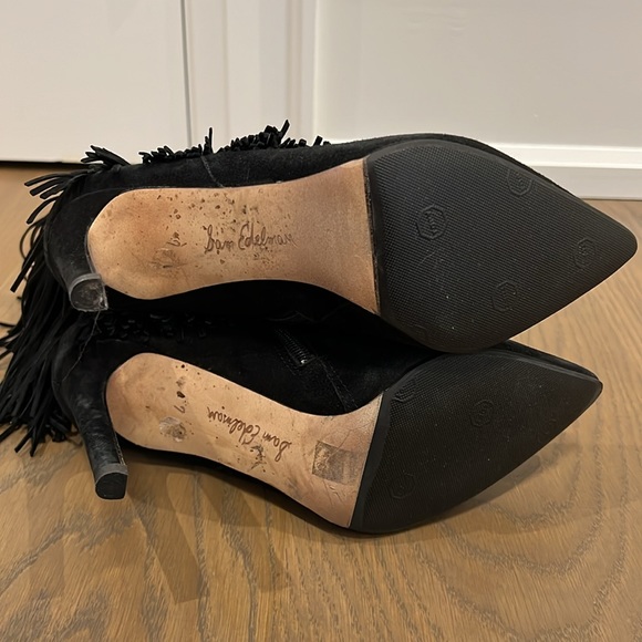 Sam Edelman suede fringe booties - Picture 3 of 3